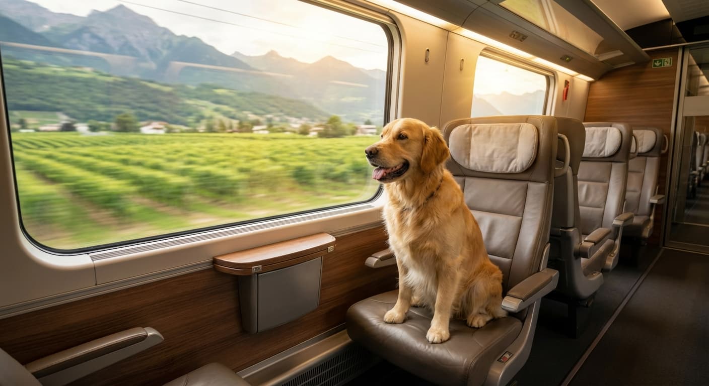 Bahnreisen mit Hund 2026: Interrail & Eco-Hotels